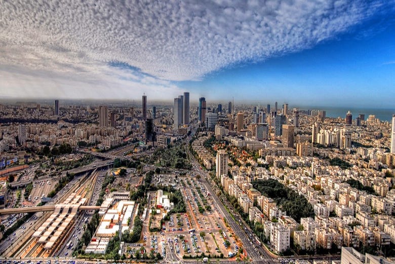 Tel Aviv vue du ciel