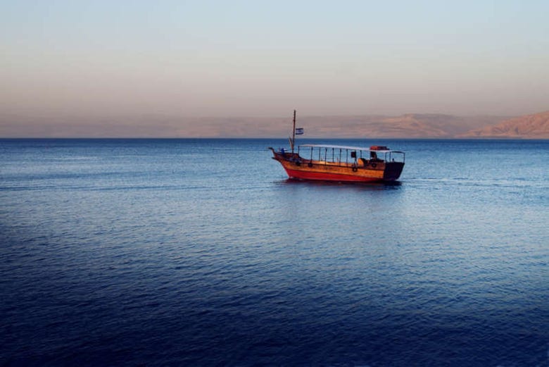 Tiberias, on the coast of Galilee