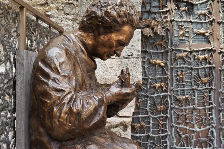 Escultura de bronze em Anagni
