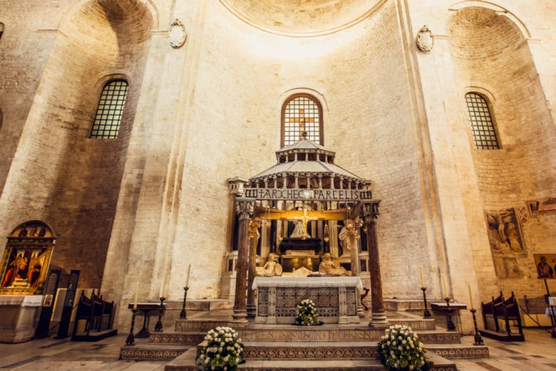 Inside St. Nicholas' Basilica