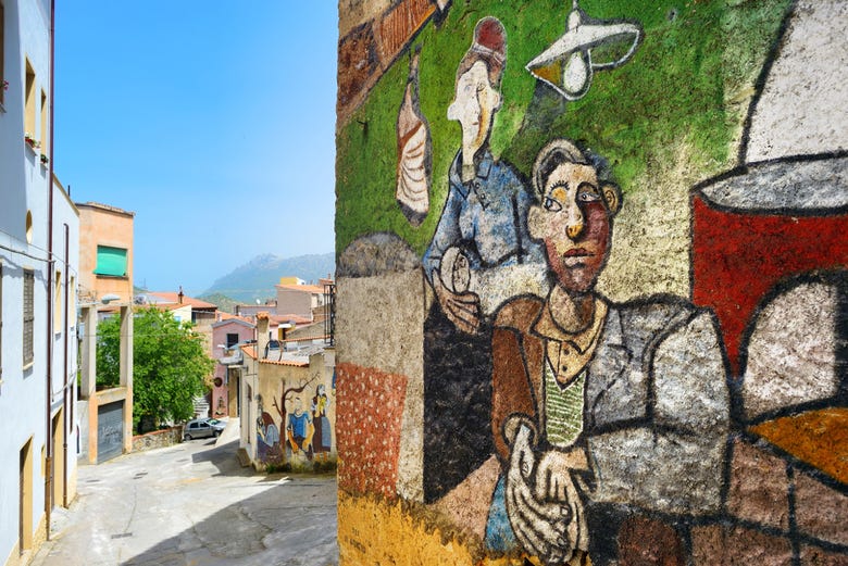 Peintures murales dans les rues de Orgosolo