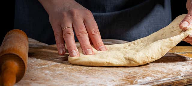 Aula de cozinha italiana com refeição