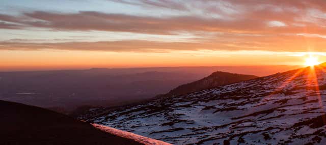 Tour dell'Etna in fuoristrada al tramonto