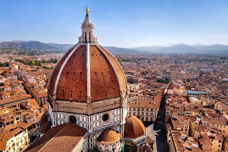 La cupola di Brunelleschi del Duomo di Firenze