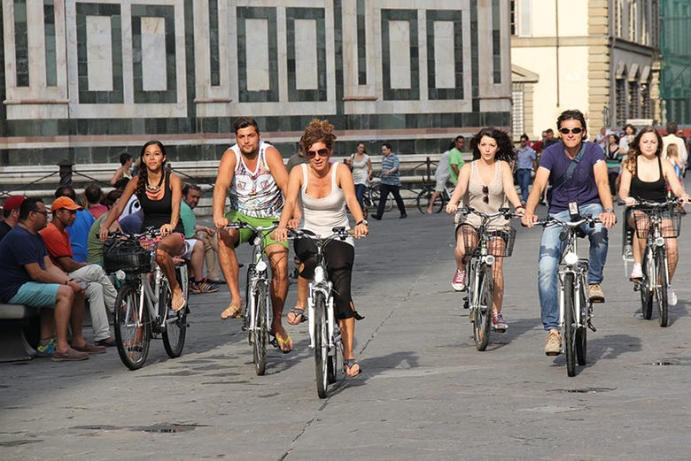 Pedalling around Florence