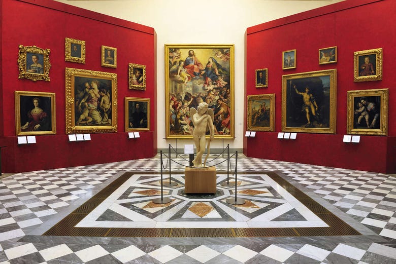 Interior del museo de Florencia
