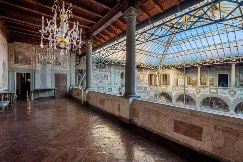 L'intérieur de la Villa La Petraia