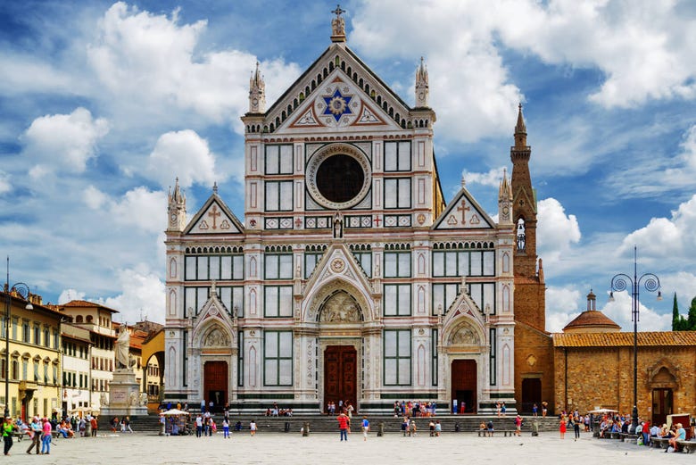 Panorámica de la basílica Santa Croce