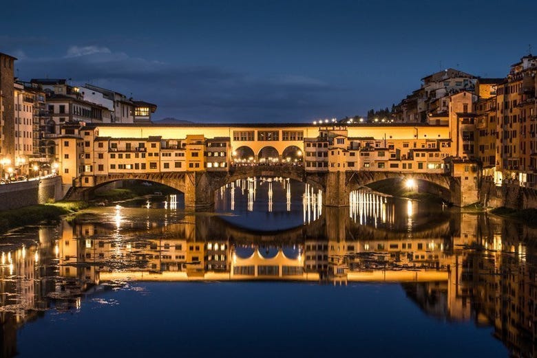 Ponte Vecchio por la noche