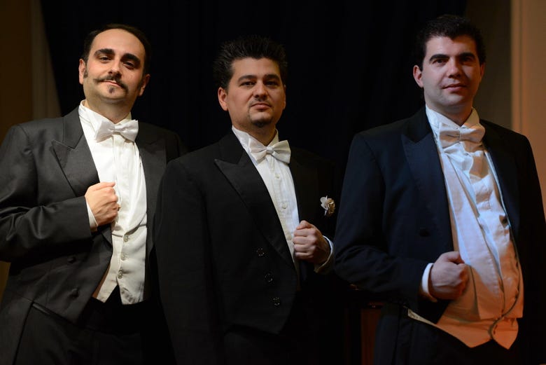 Intérpretes de Los tres tenores