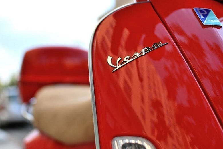 Italy's iconic vehicle, the Vespa