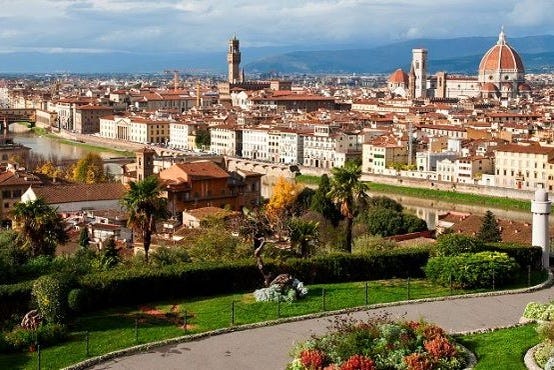 Vista de Florencia desde Piazzale Michelangelo