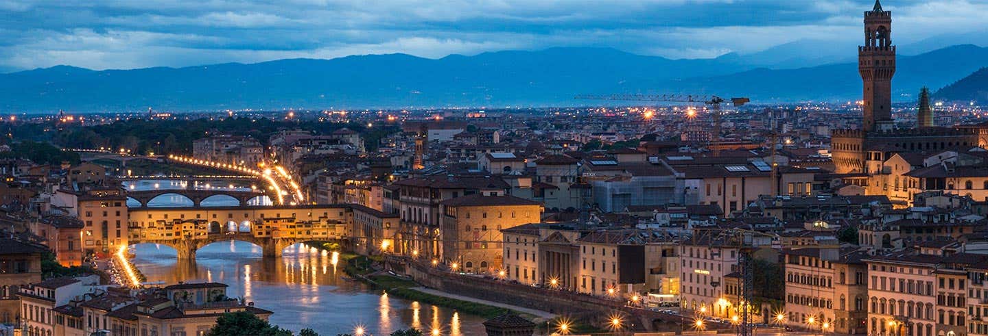 Tour nocturno por Florencia con cena