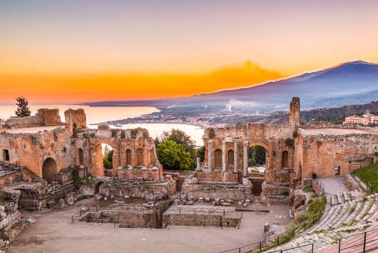 Roman theater in Taormina