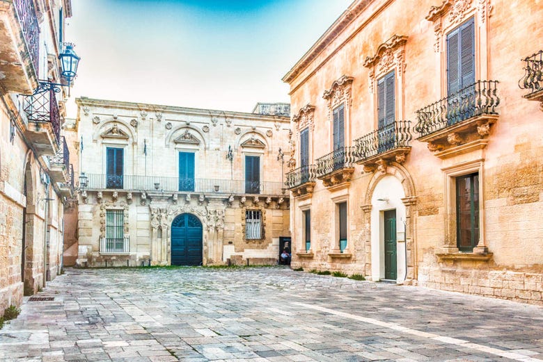 Palácios barrocos de Lecce