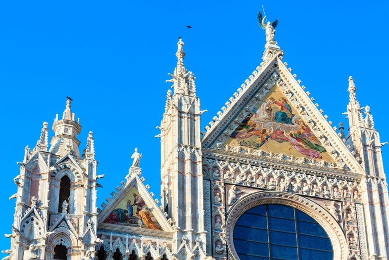 Detalle de la catedral de Siena