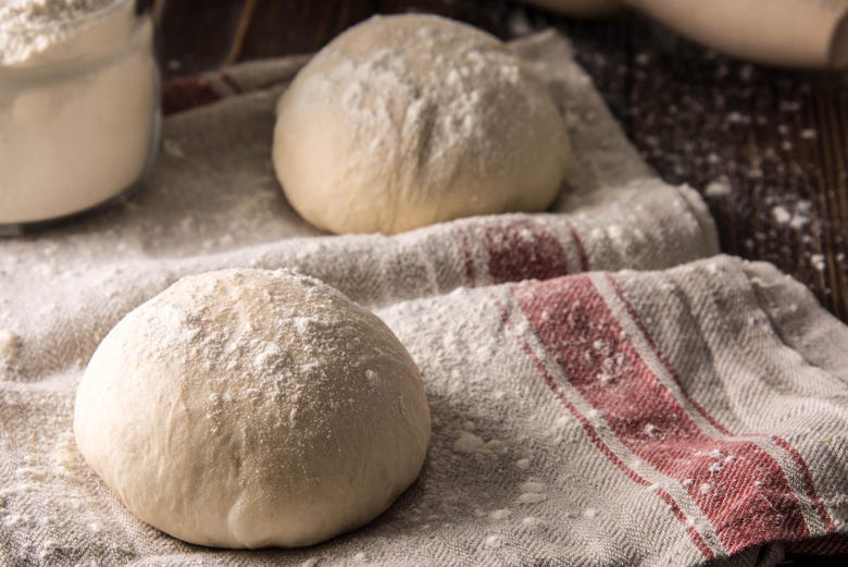Dough ready to make Matera bread