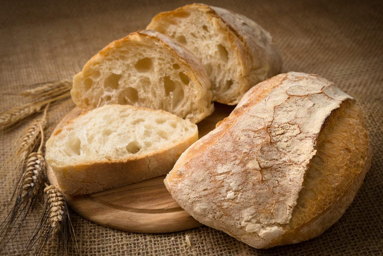 Pão tradicional italiano