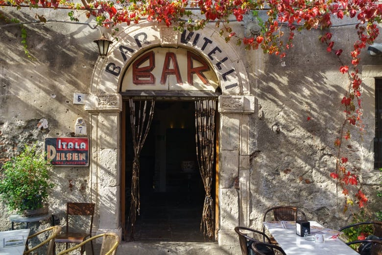 O famoso bar Vitelli