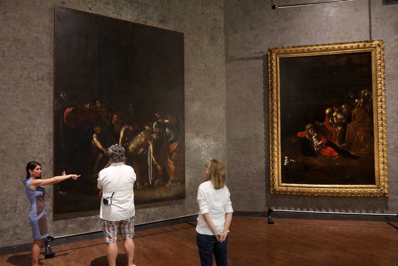 Una delle opere di Caravaggio
