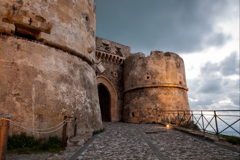 Admiring Milazzo Castle