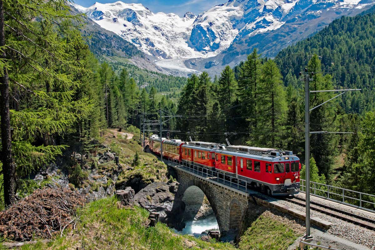 Tour Por Los Alpes Suizos En El Bernina Express Mil N