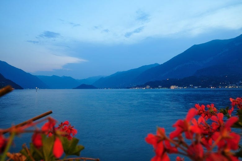 Lake Como at sunset