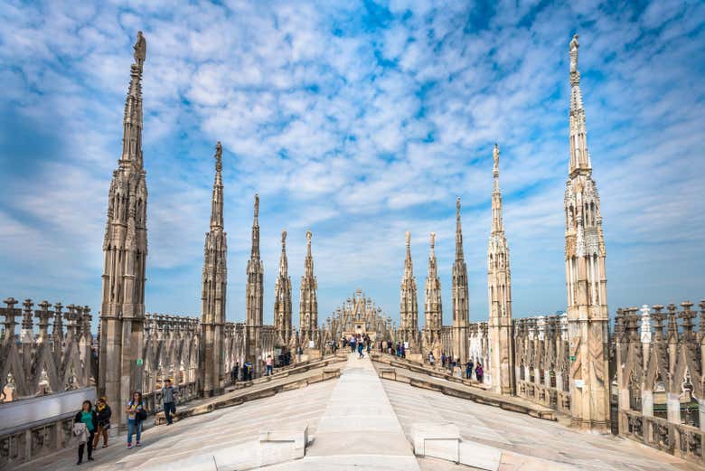 Rooftops of Milan Cathedral