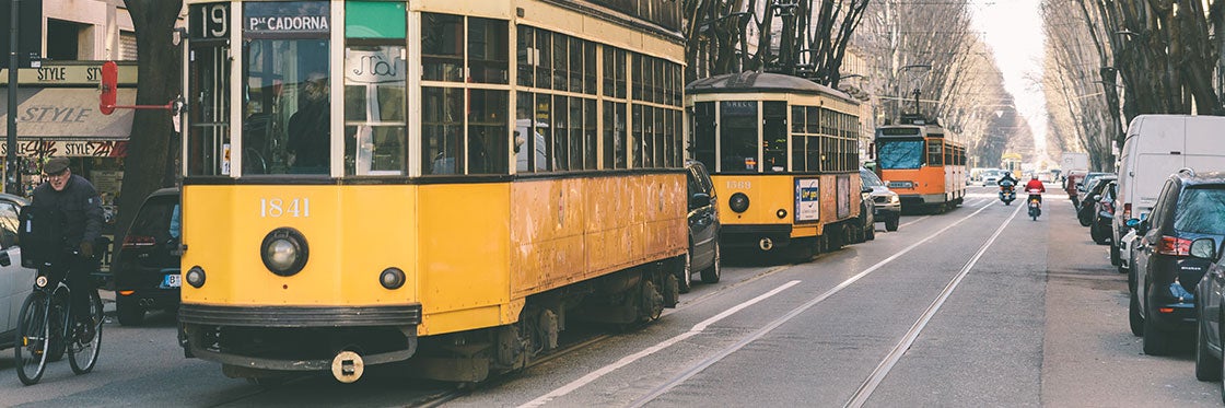 Transports à Milan