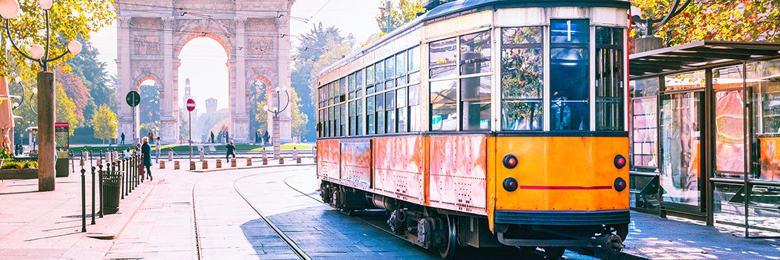 Trams in Milan