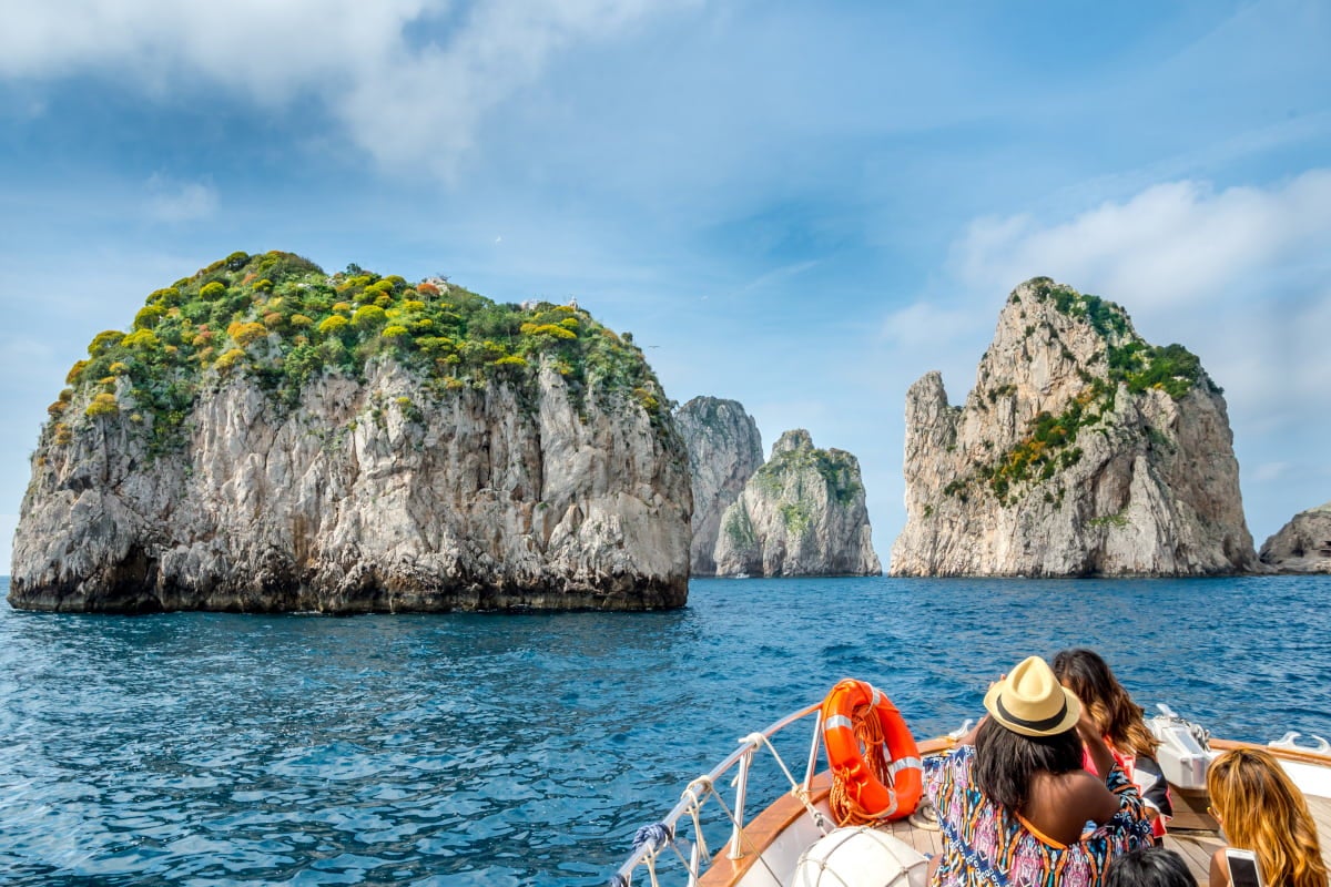 Escursione a Capri in barca da Napoli