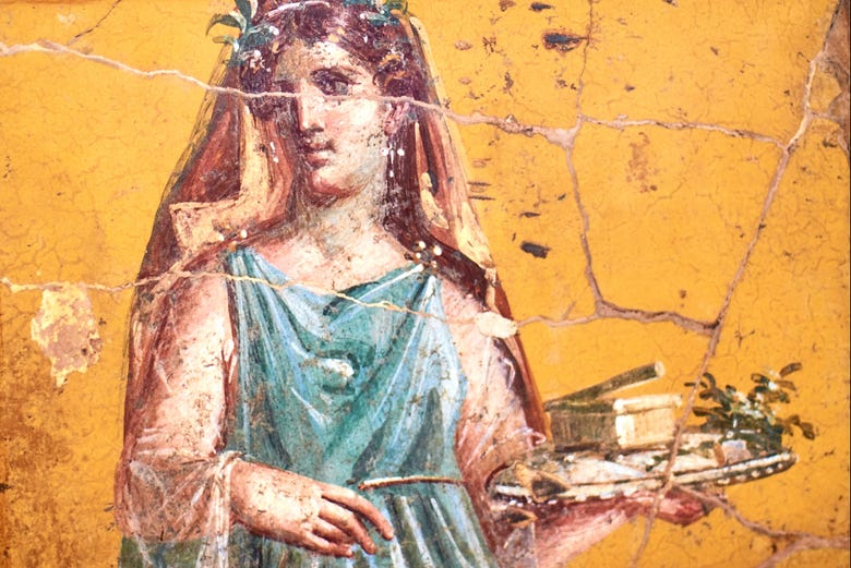 Pinturas murales en Pompeya