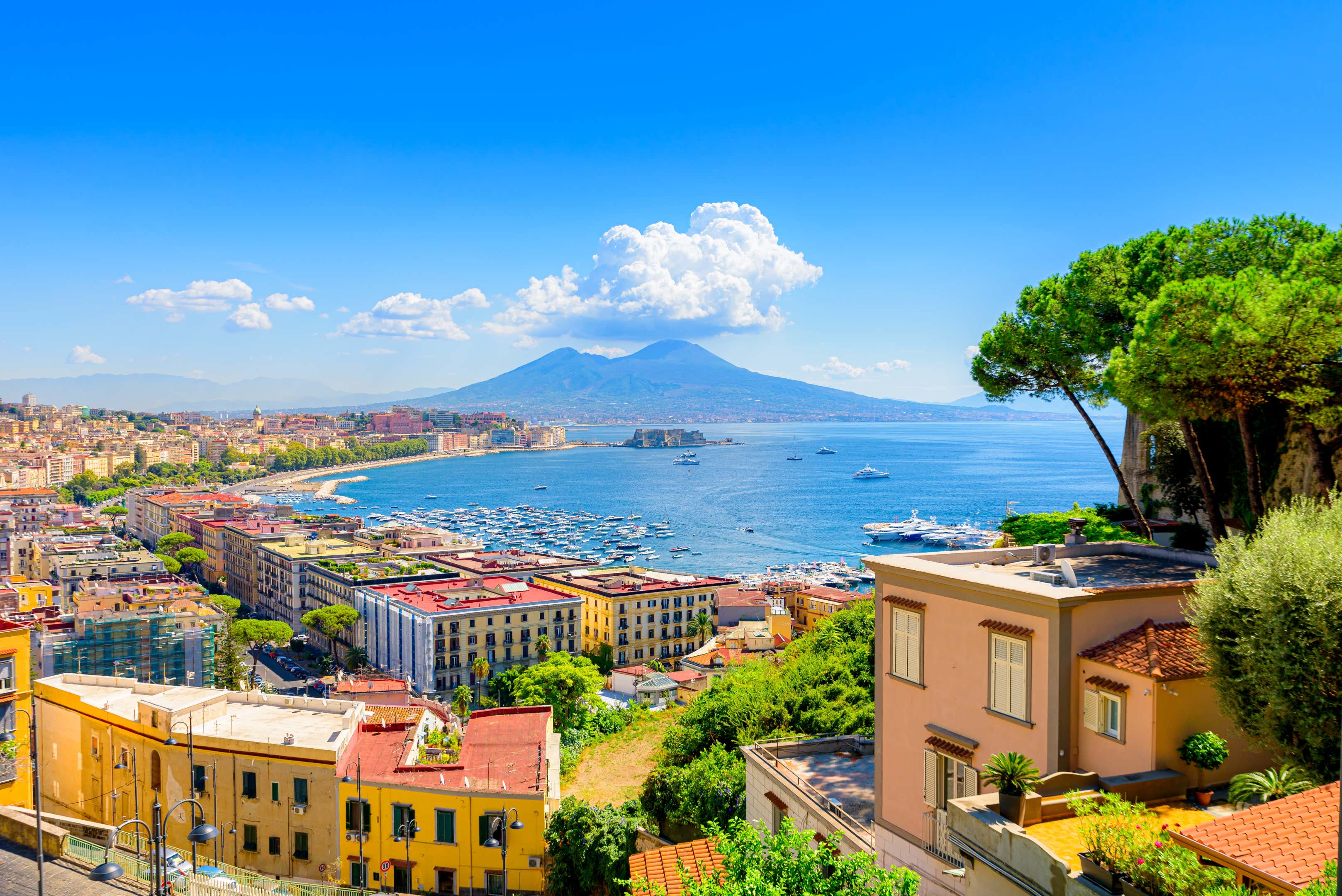 Vue sur la ville de Naples
