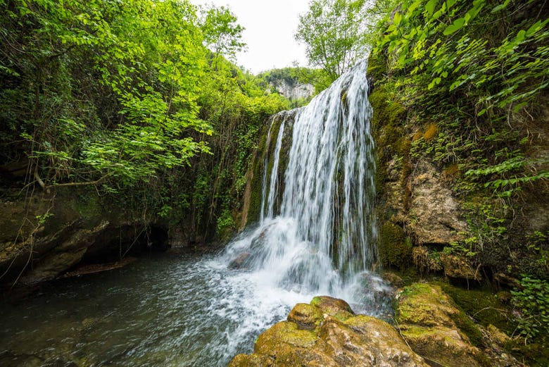Waterfalls in Valle delle Ferriere