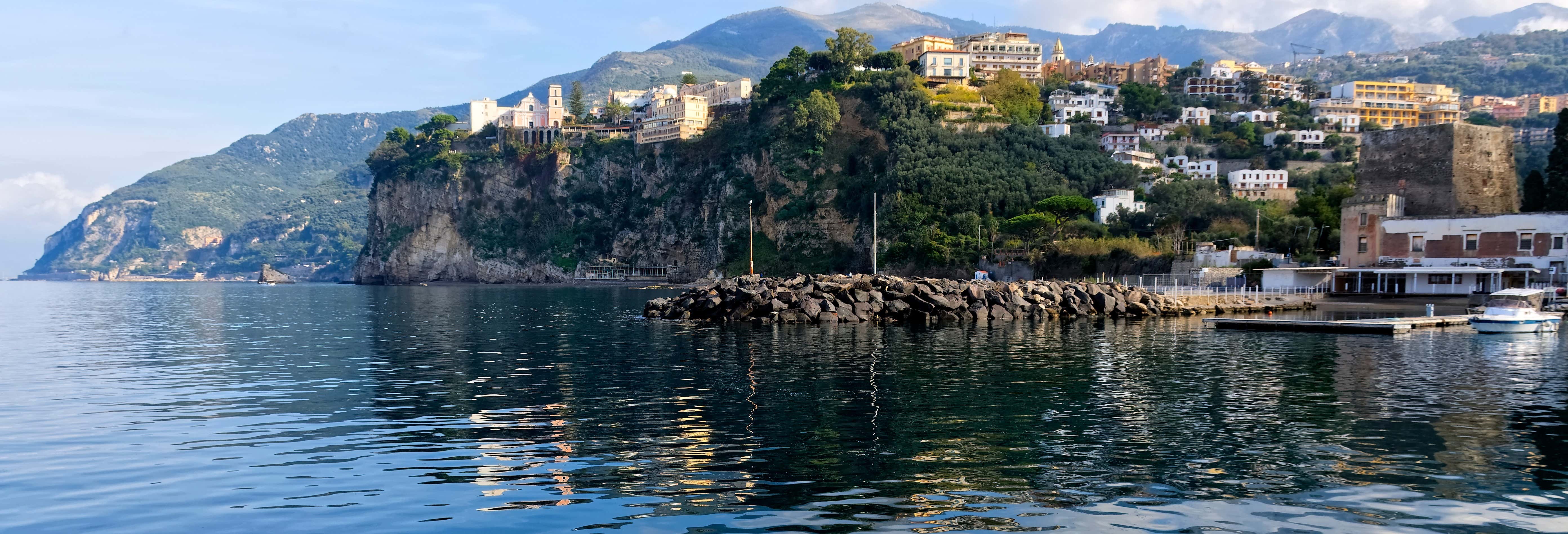 Paseo en barco por la península de Sorrento