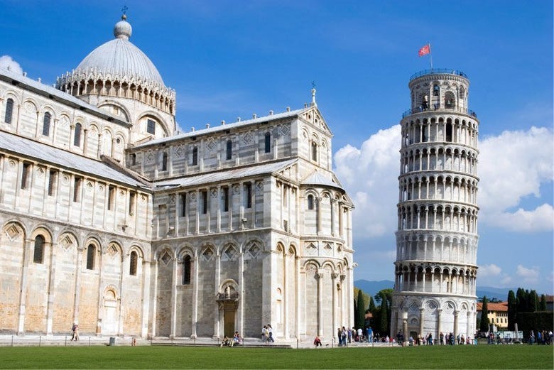 Pisa and its leaning tower