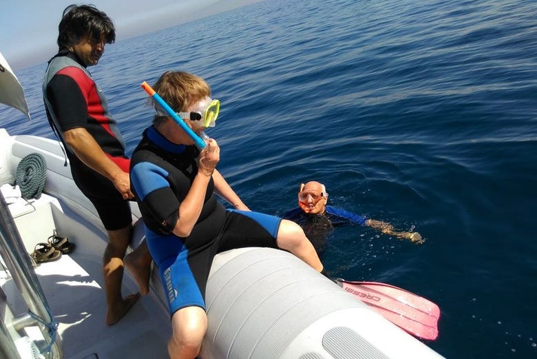 Snorkeling a Sorrento