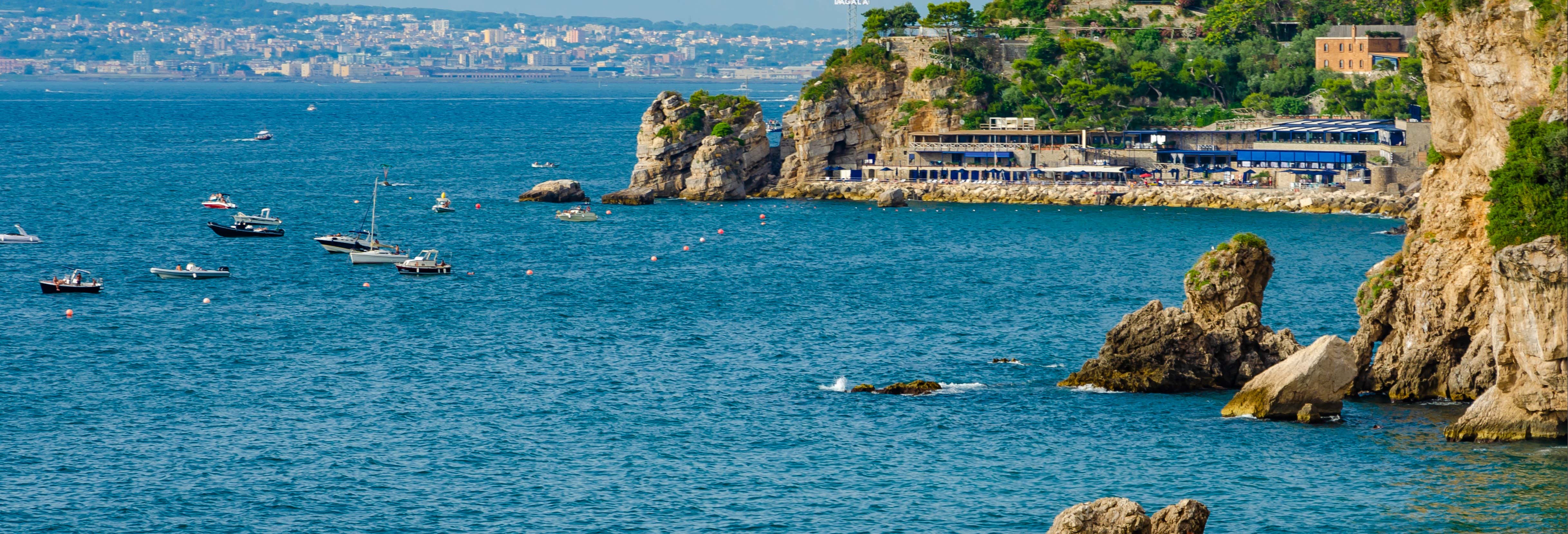 Paseo en barco por la península de Sorrento