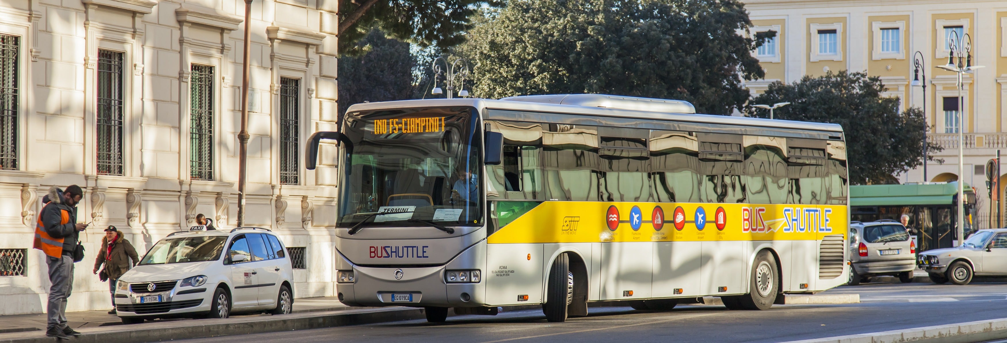 Autobus dall'aeroporto di Ciampino a Roma