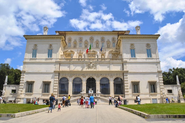 Fachada de la Galería Borghese