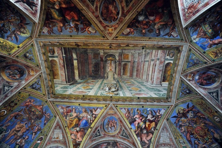 Salas de Rafael nos Museus Vaticanos