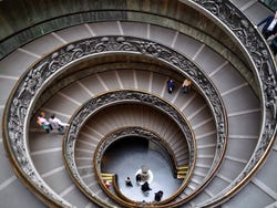 Musei Vaticani, scalinata