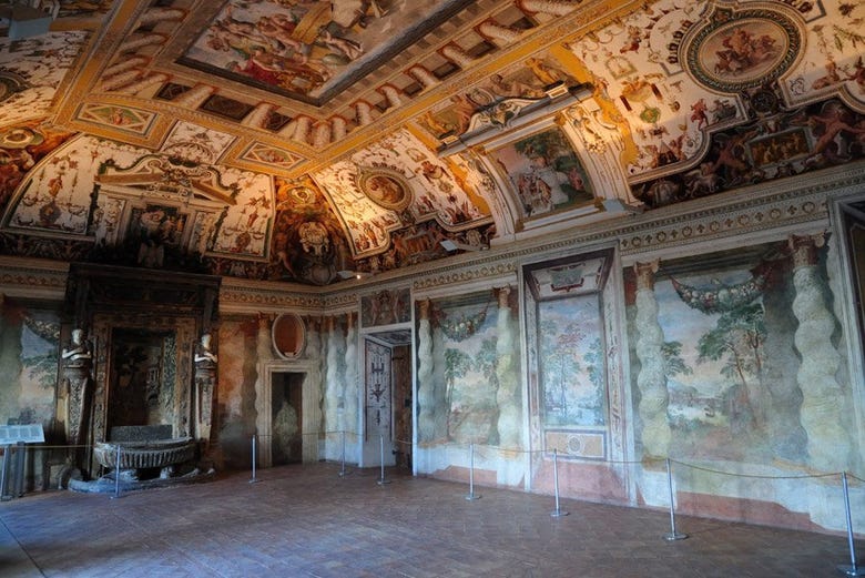 Inside Villa d'Este