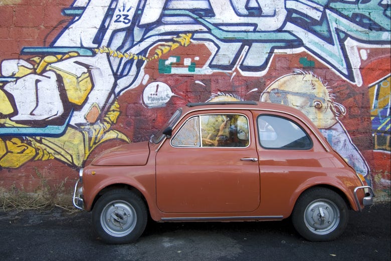 Arte urbana na capital da Itália