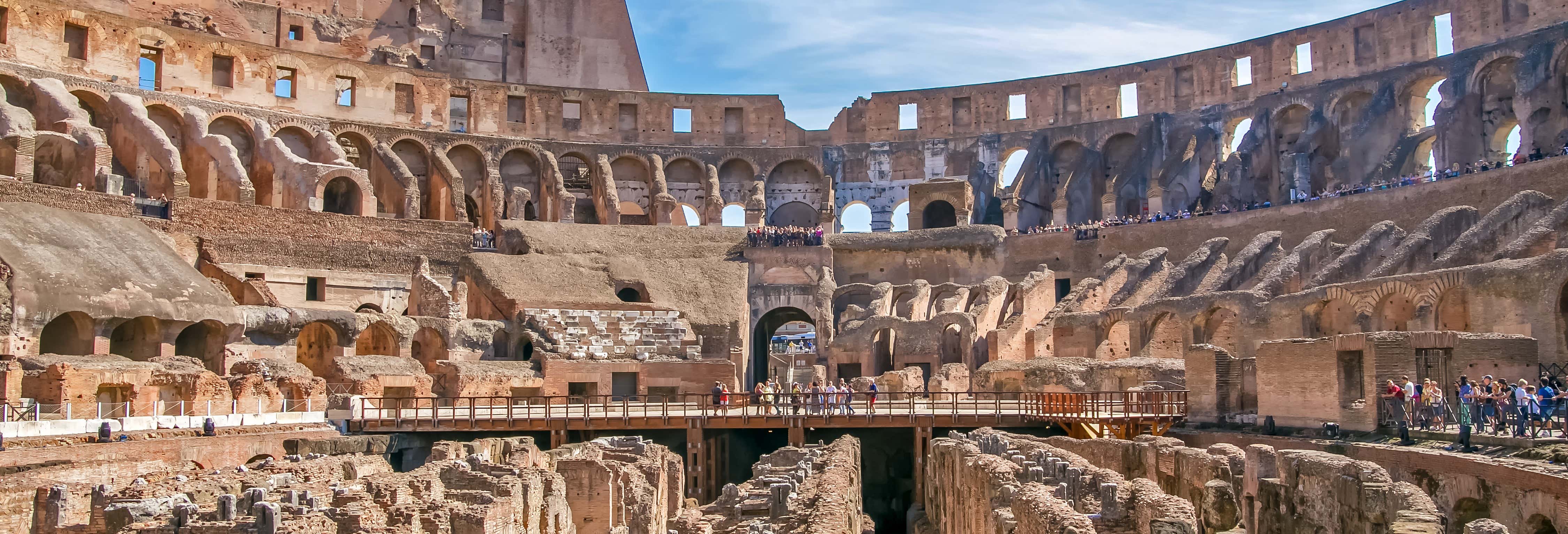 tour subterraneo coliseo