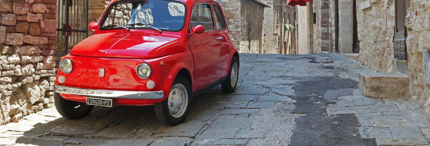 Vintage Fiat 500 Tour To Chainti San Gimignano