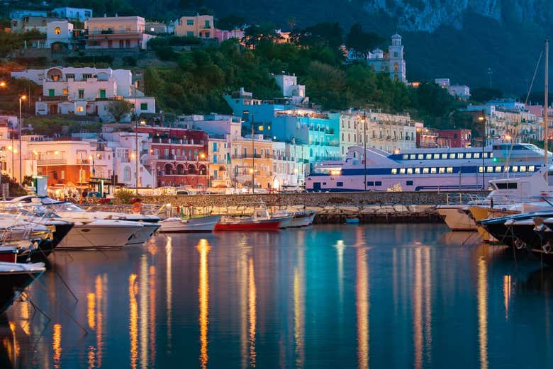 Escursione a Capri di sera da Sorrento