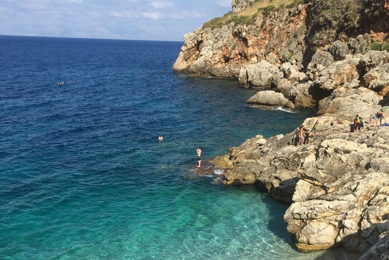 The crystal-clear waters of San Vito Lo Capo