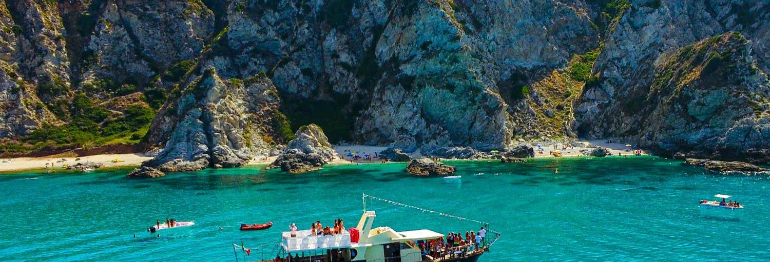Passeio de barco por Capo Vaticano