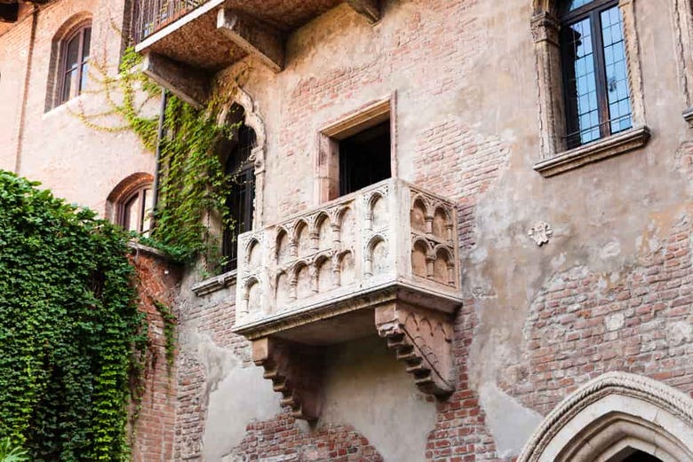 Balcón de Julieta, en Verona